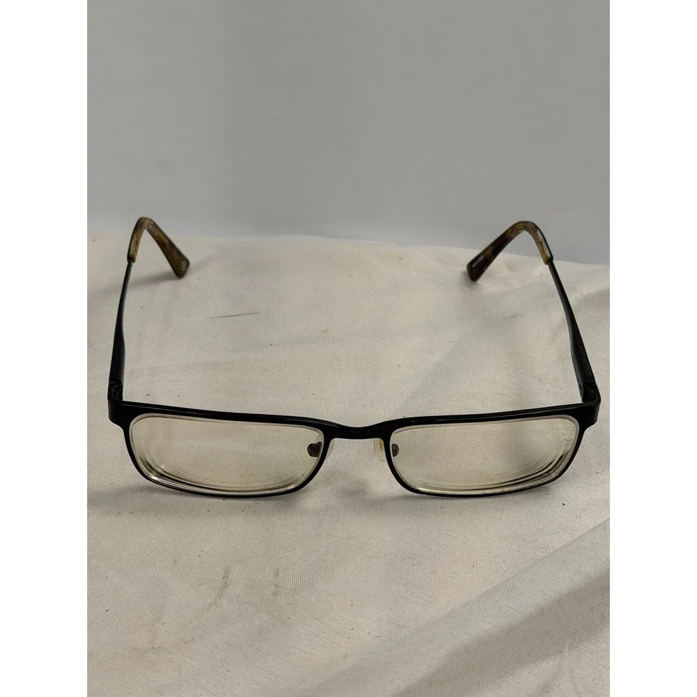 Banana Republic Carlyle Eyeglasses Black Tortoise Rectangular Frames 54-17-145